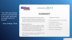 This Old House Insider Case Study - Summary